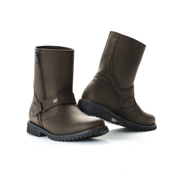 Seventy botas moto mujer BC11 marrón - Imagen 2