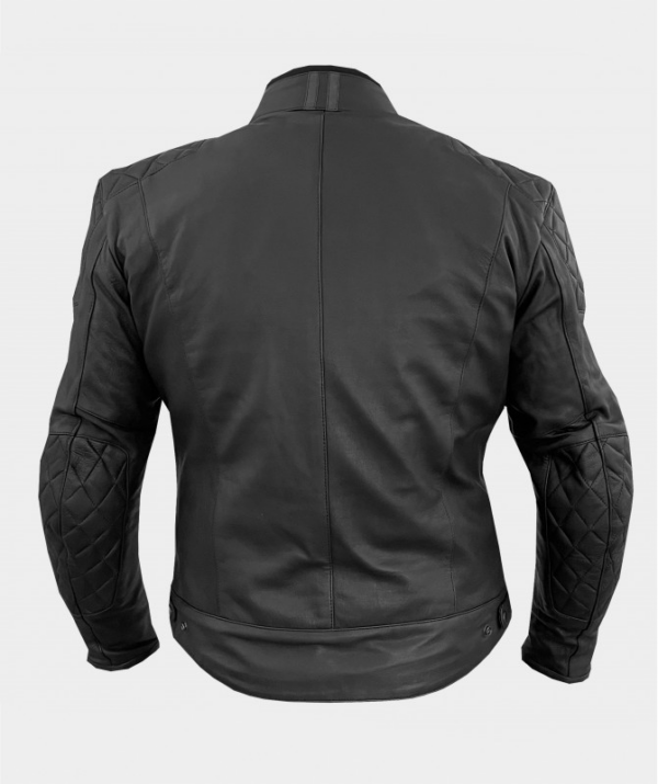 Quartermile chaqueta moto piel Classic 2.0 Negra - Imagen 3