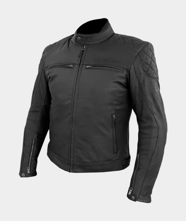 Quartermile chaqueta moto piel Classic 2.0 Negra