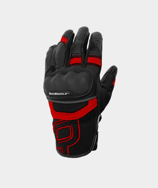 Quartermile Guantes Moto Verano Pacific II rojo