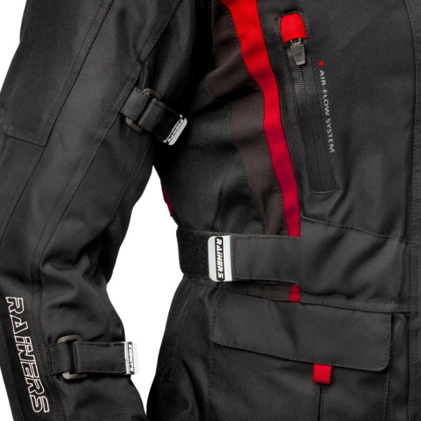 Rainers chaqueta moto mujer Deisy roja - Imagen 4