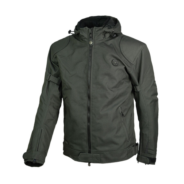By city chaqueta moto Soho verde - Imagen 3