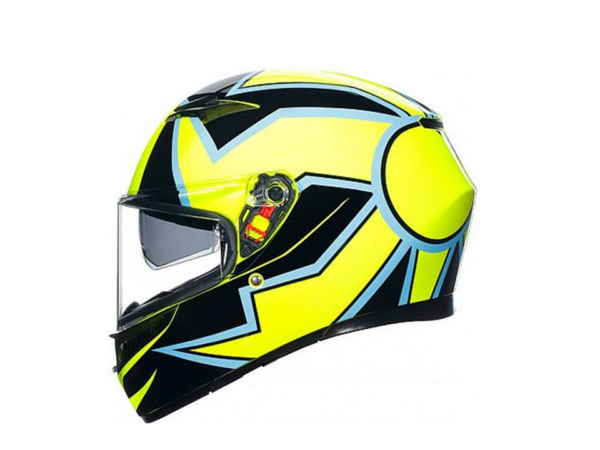 AGV casco moto integral K3 Rossi WT Phillip Island 2005 - Imagen 3