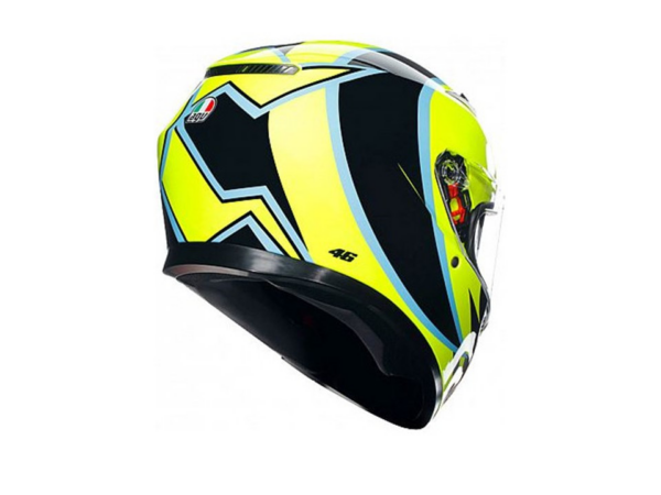 AGV casco moto integral K3 Rossi WT Phillip Island 2005 - Imagen 4
