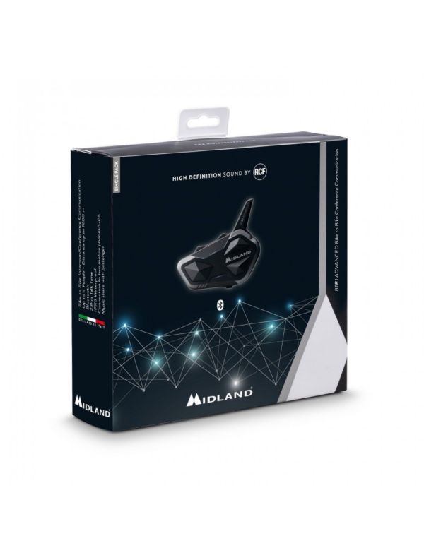 Midland Intercomunicador moto BTR1 Advanced individual