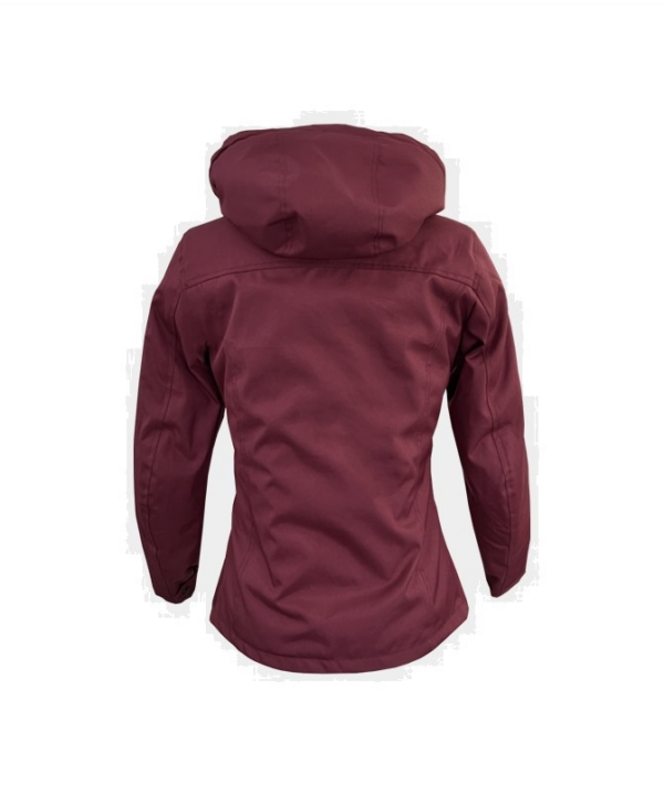 Quartermile chaqueta moto mujer Selene burdeos - Imagen 3