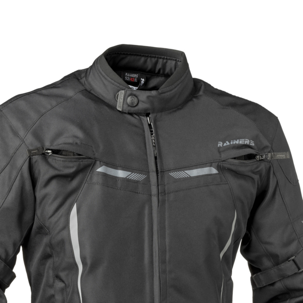 Rainers chaqueta moto Jarama negra - Imagen 5