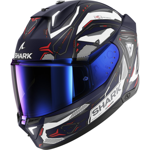 Shark Casco Moto Integral SKWAL i3 Linik azul rojo