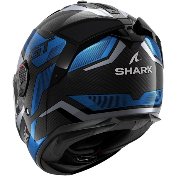 Shark Casco Moto Integral Spartan GT PRO Carbono Ritmo azul - Imagen 3