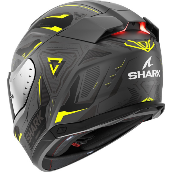 Shark Casco Moto Integral SKWAL i3 Linik Fluor - Imagen 3