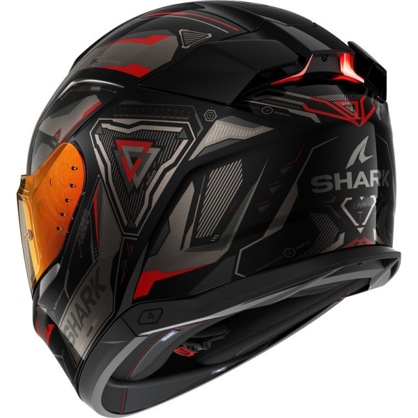 Shark Casco Moto Integral SKWAL i3 Linik Rojo - Imagen 3