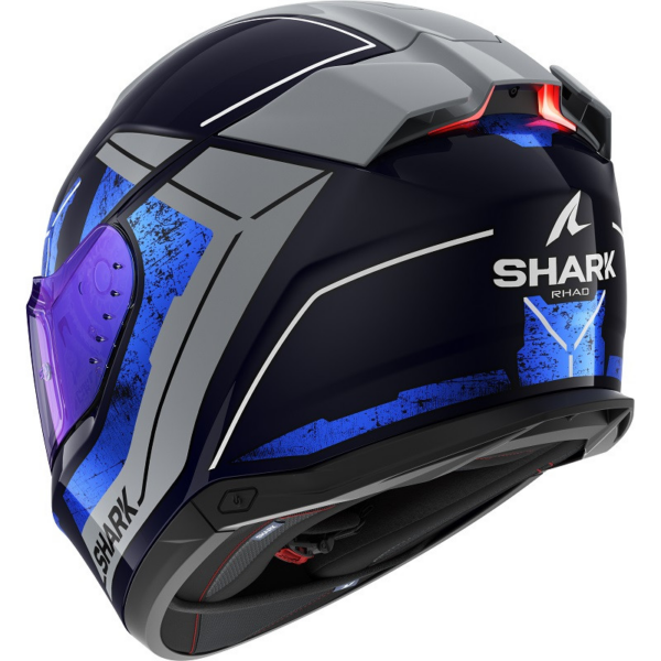 Shark Casco Moto Integral SKWAL i3 Rhad azul - Imagen 3
