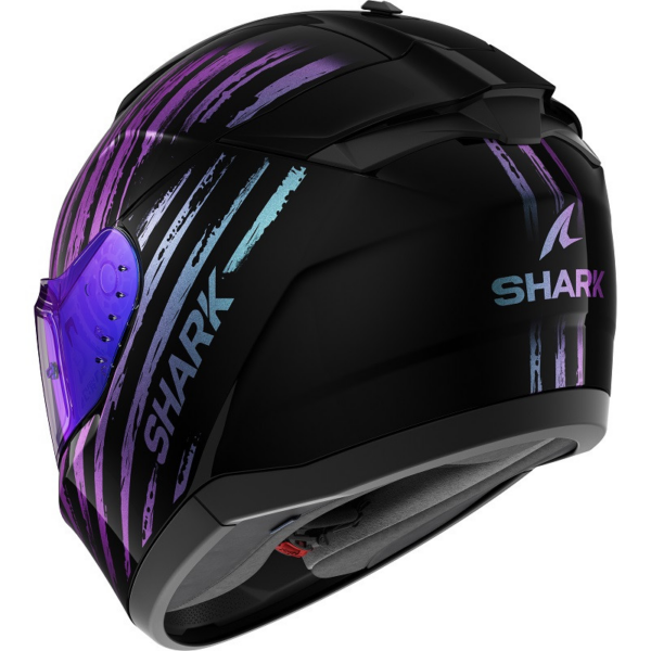 Shark Casco Moto Integral Ridill 2 Assya morado - Imagen 2