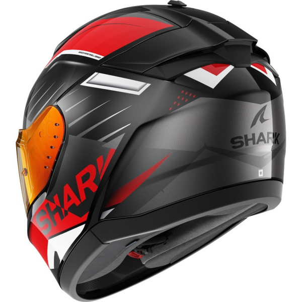 Shark Casco Moto Integral Ridill 2 Bersek Rojo - Imagen 2