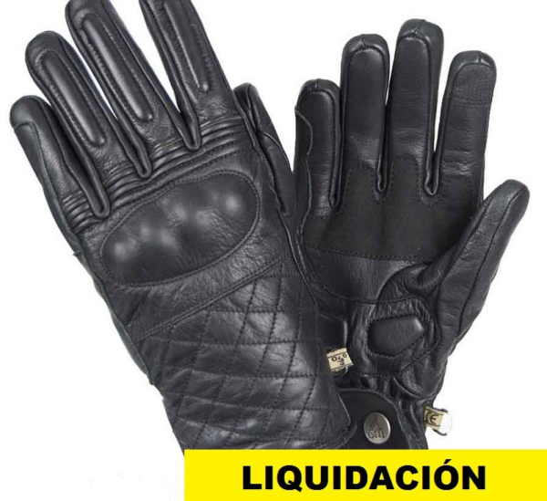 By City guantes moto Cafe II negros