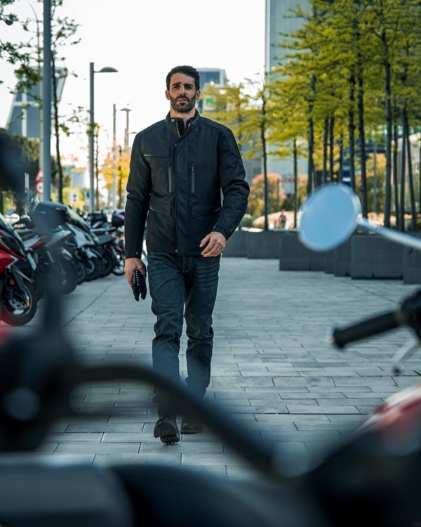 By city chaqueta moto Route II negra - Imagen 5