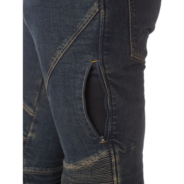Rainers pantalón vaquero moto impermeable Thor - Imagen 7