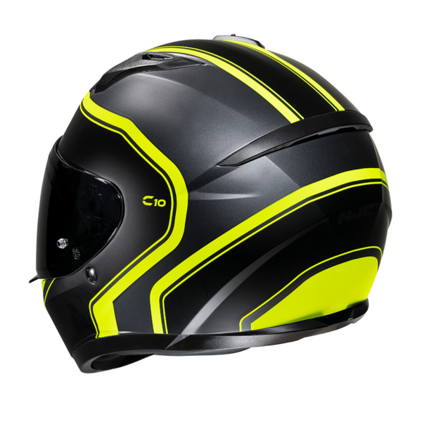 HJC casco moto integral C10 Elie fluor - Imagen 3