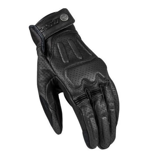 LS2 guantes moto Rust negro