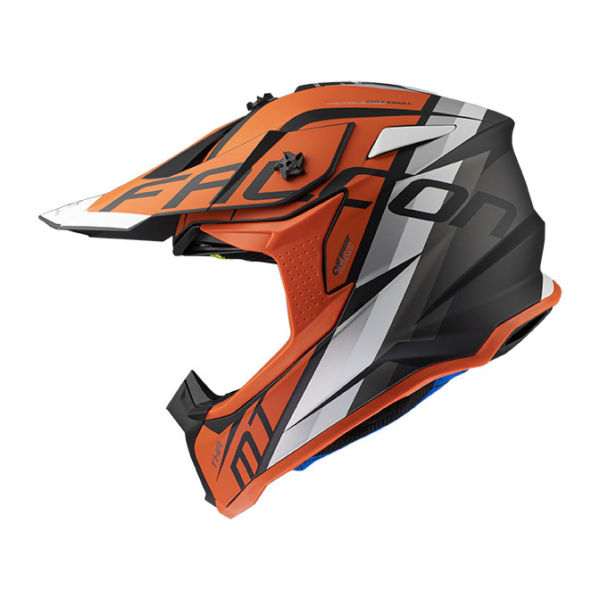 MT casco cross Falcon THR B4 Naranja - Imagen 3