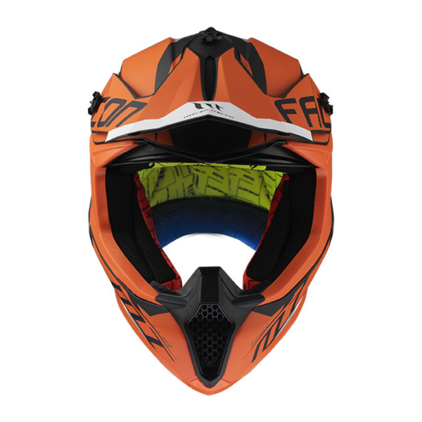 MT casco cross Falcon THR B4 Naranja - Imagen 5