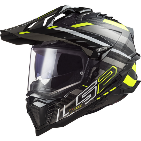 LS2 casco moto Adventure MX 701C Explorer Carbon 2206 - Imagen 3
