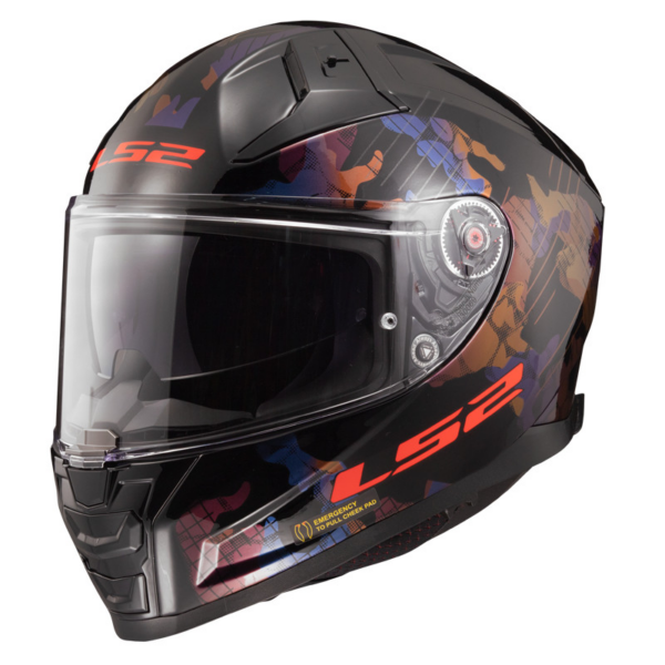 LS2 casco moto full face FF811 Vector II Kamo
