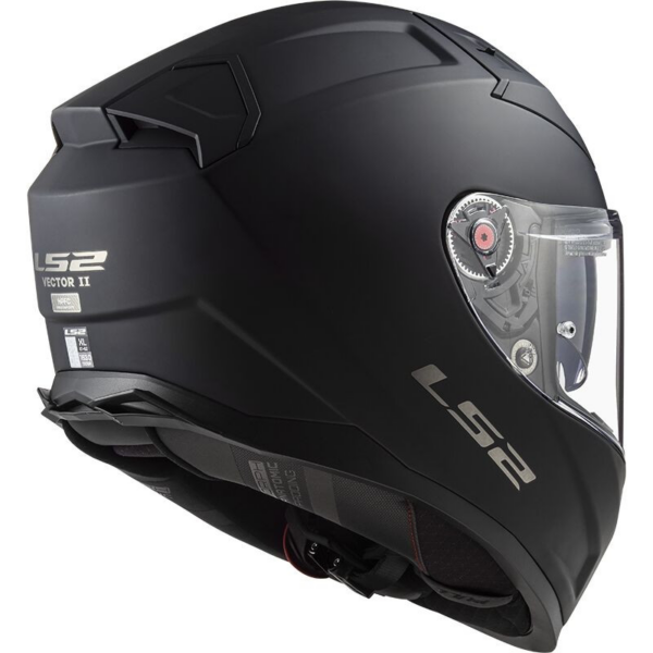 LS2 casco moto full face FF811 Vector II negro mate - Imagen 4