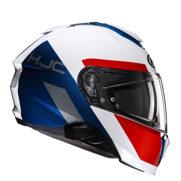 HJC Casco moto modular I91 Bina MC21 az/rj - Imagen 6