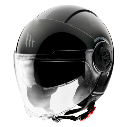 MT casco moto jet Viale SV S A1 negro mate