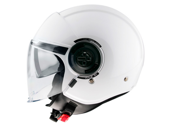 MT casco moto jet Viale SV S A0 blanco - Imagen 4