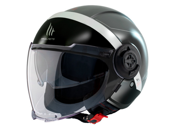 MT casco moto jet Viale SV S S68 D2 negro