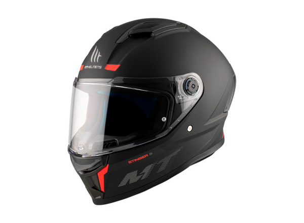 MT casco moto integral Stinger 2 A1 negro mate