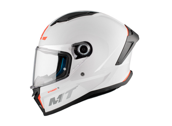 MT casco moto integral Stinger 2 A0 blanco