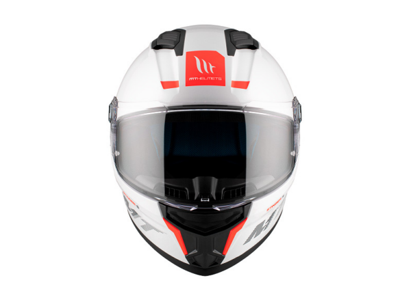 MT casco moto integral Stinger 2 A0 blanco - Imagen 3