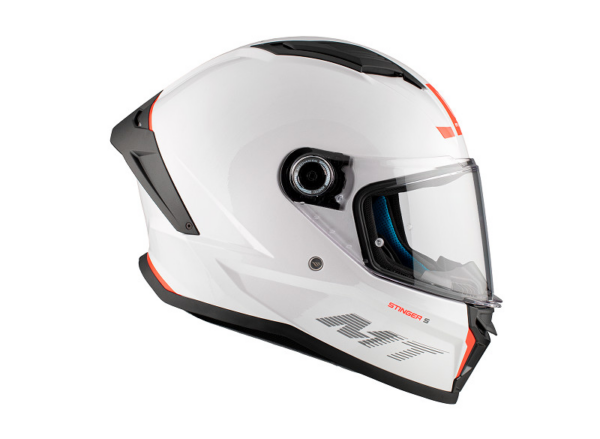 MT casco moto integral Stinger 2 A0 blanco - Imagen 4
