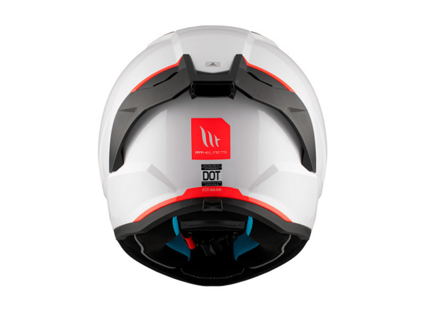 MT casco moto integral Stinger 2 A0 blanco - Imagen 6