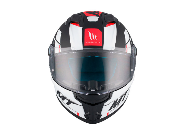 MT casco moto integral Stinger 2 Zivze B5 rojo - Imagen 3