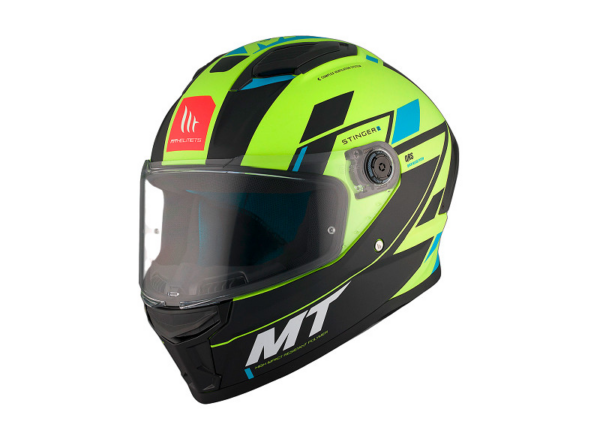 MT casco moto integral Stinger 2 Zivze C3 Fluor