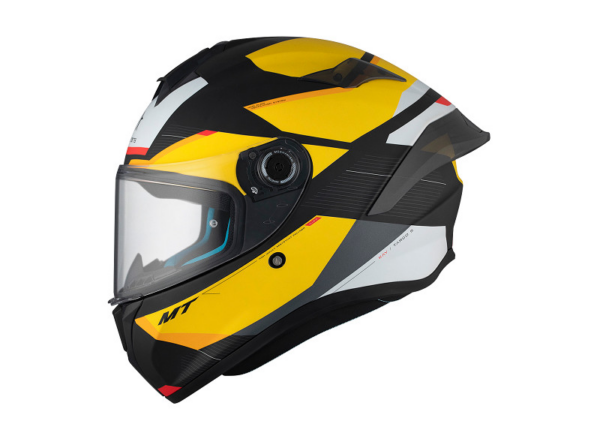 MT casco moto integral Targo S Kay B3 amarillo