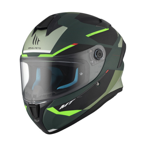 MT casco moto integral Targo S Kay C6 verde