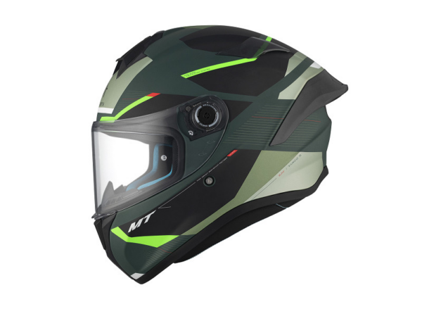 MT casco moto integral Targo S Kay C6 verde - Imagen 3