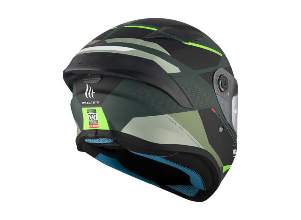 MT casco moto integral Targo S Kay C6 verde - Imagen 4