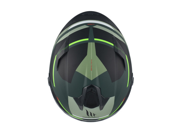 MT casco moto integral Targo S Kay C6 verde - Imagen 6