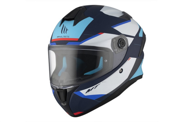 MT casco moto integral Targo S Kay C7 Azul
