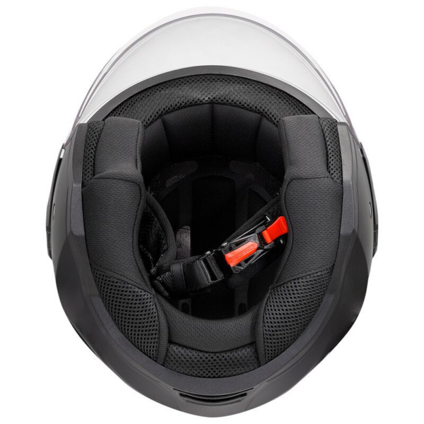 LS2 casco moto jet Airflow II 06 negro mate - Imagen 3