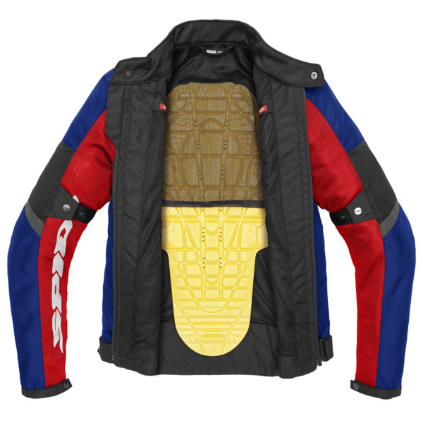 Spidi chaqueta moto Tek net azul rojo - Imagen 3