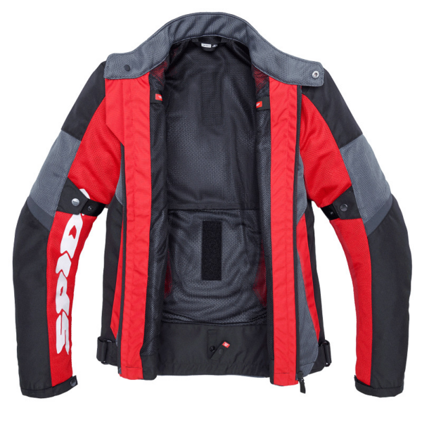 Spidi chaqueta moto verano Tek net rojo - Imagen 4