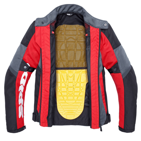 Spidi chaqueta moto verano Tek net rojo - Imagen 5