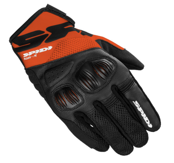 Spidi guantes moto verano Flash R Evo naranja